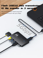 FJ-U3404 Fjgear harga pabrik 4In 4Out 4 Port Usb3.0 Printer berbagi beralih pemilih aksesori Audio & Video