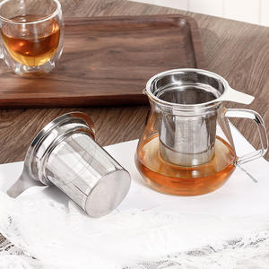 Passoire à thé en acier inoxydable 304, tamis à thé fin, passoire en acier inoxydable, accessoires de cuisine, infuseur à thé, panier pour feuilles en vrac - Product Image 6