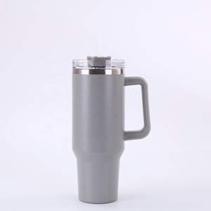 Wholesale Bulk 40oz Tumbler Stocked <b>Double</b> <b>Wall</b> Stainless Steel Tumblers with Handle for Car - Product Image 4