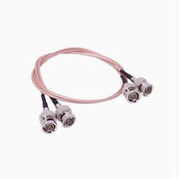 Câble coaxial RF BNC mâle-mâle RG179 75 Ohm HD-SDI 3G-SDI à conducteur en cuivre toronné personnalisable