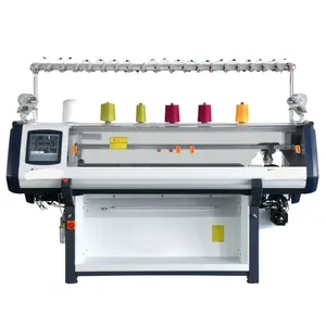 ZYTT Brand Double System Computerized Shoe Upper or Sweater Collar Flat Knitting Machine