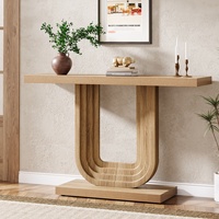 Nouvelle Arrivée Table Console Moderne Antique en Bois Ingénierie Marron 100cm pour Salon, Couloir et Entrée - Meuble de Salon