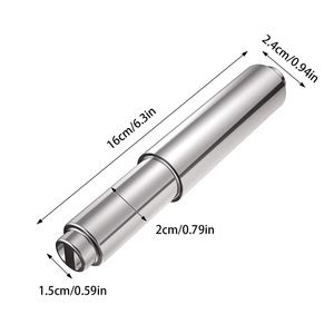 Saint Ruijia <b>Toilet</b> Paper <b>Holder</b> Telescopic Shaft Silver Wall Mounted Bathroom Accessory - Product Image 3