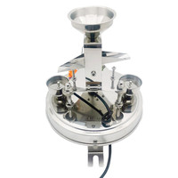Pluviomètre à godet basculant tout en acier inoxydable avec enregistreur de données à impulsions RS485, résolution 0,1 mm, 0,2 mm, 0,5 mm