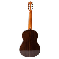 Réplica de Guitarra Clásica Ramirez Luthier, Tapa de Cedro Rojo Canadiense con Palisandro, Guitarra Profesional de Concierto