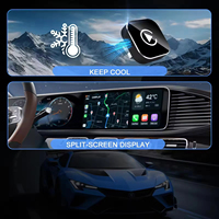 Adaptador automático portátil Android JCS Mini AI Box USB Car Dongle Convertidor inalámbrico CarPlay Smart AiBox para coche con arranque rápido