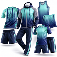 Collection de vêtements d'équipe multisports personnalisés, maillot de football, uniforme de basketball, t-shirt d'entraînement, survêtement à capuche, vente en gros OEM ODM