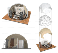 Tentes de luxe pour hôtel-resort, dômes de glamping, igloos, tentes de glamping avec salle de bain, yourtes, dômes de glamping