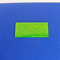 Règle de découpe personnalisée en acrylique transparent pour patchwork et quilting, pour machines à coudre domestiques, idéale pour les magasins de papeterie