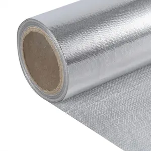 Isolamento termico in fibra di Vetro coperta con un foglio di Alluminio di rivestimento 1mm ~ 2 millimetri