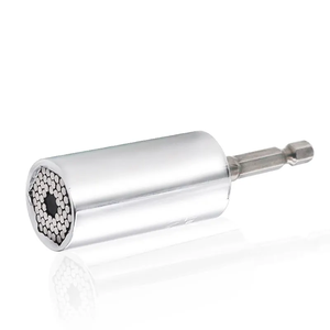 Clé à douille universelle ensemble de têtes de manchons Gadget 7-19mm perceuse électrique adaptateur clé écrou poignée magique Multi outils à main Multitool - Product Image 4