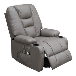 Hot Sale Wohnzimmer Komfortable Relax Verstellbare <span class=keywords><strong>Lift</strong></span> <span class=keywords><strong>massage</strong></span> Eco Leder Liegestuhl mit <span class=keywords><strong>Massage</strong></span> funktion - Product Image 4