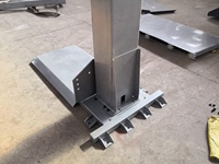 Monte-voiture hydraulique à un poteau certifié CE Cherish CHSPL2500 pour 2 voitures, élévateur de stationnement intelligent à double niveau