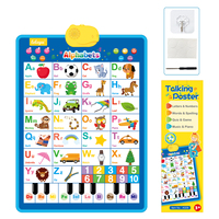 Tabla de Alfabeto Electrónica Interactiva, Juguete Educativo para Niños Pequeños de 2 a 4 Años, Material Plástico, Certificado EN71, Empaquetado a Color
