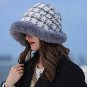 <span class=keywords><strong>หมวก</strong></span>บีนนี่ถักขนแกะหนาอะคริลิกขนาดใหญ่พิมพ์ลายนกแฟชั่นสำหรับผู้หญิงฤดูหนาวล่าสุดปี2022 - Product Image 6