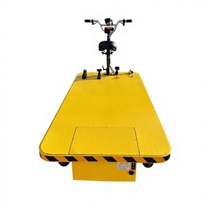 Carretilla Eléctrica de Plataforma Plana de 48V para Fábrica, Carro con Neumáticos Todoterreno - Product Image 1