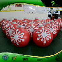 Ornement de ballon de Noël gonflable avec impression personnalisée