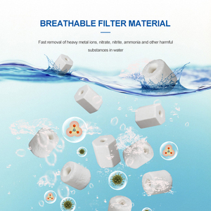 水族館バイオフィルター材料六角石英フィルター #10セラミックリング、25KG/BAG - Product Image 5