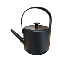 Bouilloire électrique rétro japonaise 0,6 L, en acier inoxydable portable, pour thé et café, sans fil, avec fonction 'garder au chaud', contrôle numérique, pour la maison, le camping-car, la voiture