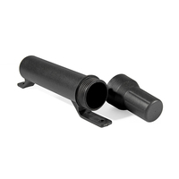 Outils de moto en plastique de haute qualité, accessoires de moto, Tube de documents étanche, noir