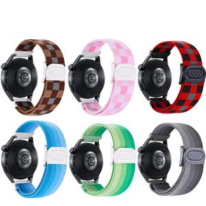 Correa de reloj de nailon ajustable de 20mm y 22mm para Huawei Watch <span class=keywords><strong>Gt3</strong></span>/ <span class=keywords><strong>Amazfit</strong></span>/Samsung Galaxy Watch 5 - Product Image 2