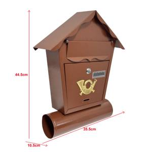 Boîte aux lettres murale créative en acier 2026, boîte à opinions, best-seller transfrontalier pour la maison et le bureau - Product Image 4