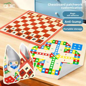 Tapete de Almacenamiento Portátil para Ajedrez QJ, <span class=keywords><strong>Ludo</strong></span>, Ajedrez Chino, Gomoku, Caza del Tesoro, Mahjong, con Cien Parches - Product Image 1