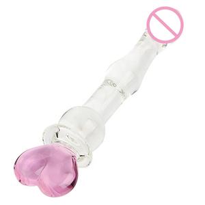 Juguete Sexual de Cristal en Forma de Oso, Estrella, Luna y Corazón, Dildo <span class=keywords><strong>Anal</strong></span> de Cristal para Hombres - Product Image 3