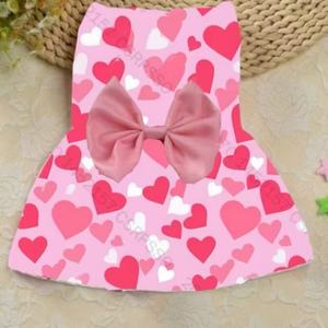 Vêtements d'été de luxe pour petits chiens, robe pour chien en dentelle à bulles de papillon, taille XS, harnais en coton assorti, laisses à motifs imprimés - Product Image 6