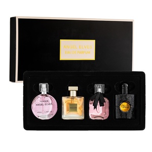Perfume de Larga Duración para Mujer, Set de Cuatro Piezas, Fragancia Encounter <span class=keywords><strong>Gabrielle</strong></span>, Regalo Souvenir, Caja de Regalo para Días Festivos, Patchouli en Oferta - Product Image 5