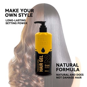 <span class=keywords><strong>Gel</strong></span> coiffant pour cheveux 400 ml, tenue longue durée, non collant, pour hommes et femmes, fixation quotidienne des coiffures - Product Image 1