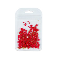 Nouveau design de décalcomanies de charme d'ongle de fleur de résine décoration de perles d'or mini blanc 3D acrylique 3d de fleur art d'ongle pour le salon de manucure