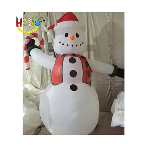 热卖胖乎乎的圣诞装饰用巨型充气雪人