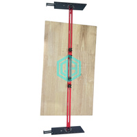 QinBu mise à niveau double écrou jauge de bande de roulement d'escalier outil de Scribe réglable jauge de Contour de précision pour cloison sèche/cloison bois gabarit en aluminium