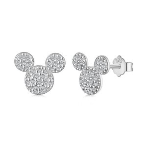 <span class=keywords><strong>Orecchini</strong></span> <span class=keywords><strong>personalizzabili</strong></span> topolino in oro bianco placcati eleganti gioielli in zircone alla moda per fidanzamenti di feste di matrimonio - Product Image 3