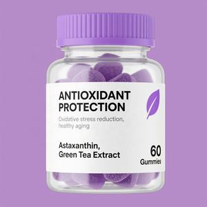 GMP üreticisi doğal Vegan Astaxanthin Gummies hücresel koruma için Microalgae en güçlü antioksidan - Product Image 1