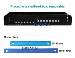 Peralatan medis pelat pengunci anggota badan atas, Set instrumen pelat pengunci fragmen kecil - Product Image 3
