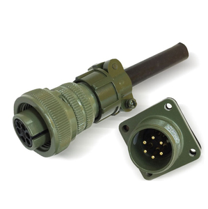 Ms3102 14s-6 đầu nối ổ cắm tròn 6 pin, khớp nối ren, Hàn, Kích thước vỏ 14S, đầu nối nam 6pin - Product Image 2