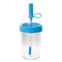 Nouvelle tasse à café portable en caoutchouc haute capacité avec paille et couvercle, design moderne pour usage extérieur, vente en gros disponible