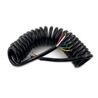 Autone TC337S 24V 15 broches à deux 7Pin câble de remorque en spirale avec prise de type N de type S ISO12098