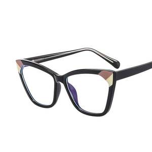 Lunettes optiques tendance pour femmes 2023, montures de lunettes de soleil anti-lumière bleue TR90, style œil de chat pour femmes - Product Image 3