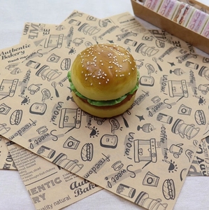 Papel para Envolver Alimentos Personalizado, Reciclable, Ecológico, con Revestimiento de PE de Grado Alimenticio, Impermeable, Antigrasa, 100% Pulpa Virgen, para Hamburguesas y Sándwiches de Pollo - Product Image 6