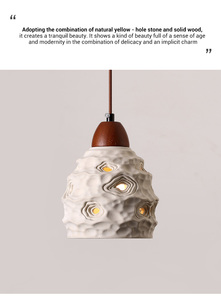 Lustre suspendu en ciment décoratif d'intérieur moderne à tête unique, industriel et rustique - Product Image 6