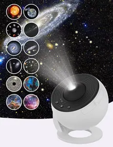 12 IN 1 Realistic Planetarium Projector HD Focus Sky Projector Star Moon Galaxy Night Light For Bedroom