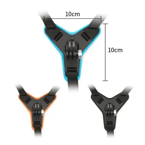 Adaptateur de <span class=keywords><strong>casque</strong></span> pour caméras d'action Supports de caméra de vélo Mentonnière <span class=keywords><strong>Casque</strong></span> de moto avec base de support de téléphone portable - Product Image 5