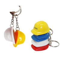 Porte-clés mini-casque de sécurité personnalisé – Idée cadeau – Porte-clés en forme de casque en plastique