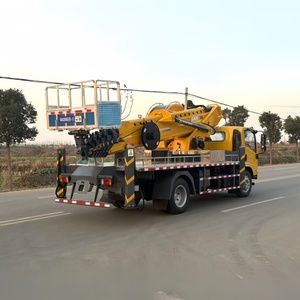 Nuevo vehículo aéreo de trabajo diésel Dongfeng de 7 secciones y 33.8 metros con motor Cummins Euro 6 y transmisión manual rápida de 6 velocidades - Product Image 5