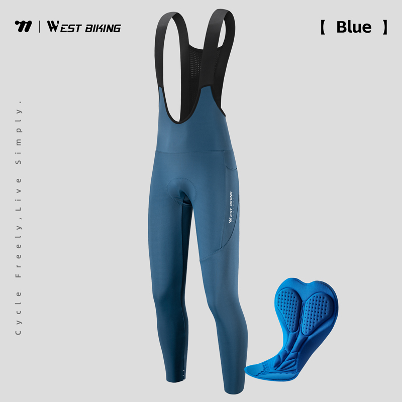 Pantaloni con bavaglino blu