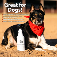 Spray démêlant pour chiens et chevaux, formule antistatique, élimine les poils crépus, spray démêlant pour crinière et queue de cheval, marque privée