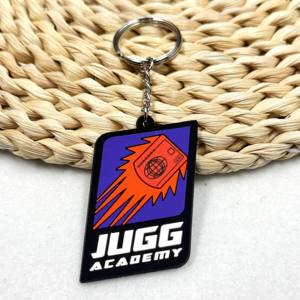 Adorabili portachiavi in gomma con lettere nere con dettagli incisi al Laser e etichette acriliche per borse insegnanti alla moda insegnano con stile - Product Image 6